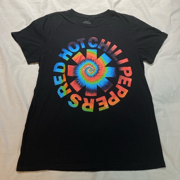 Red Hot Chili Peppers Tye Dye Logo T-shirt, Men’s size large, 2018 - Picture 1 of 4